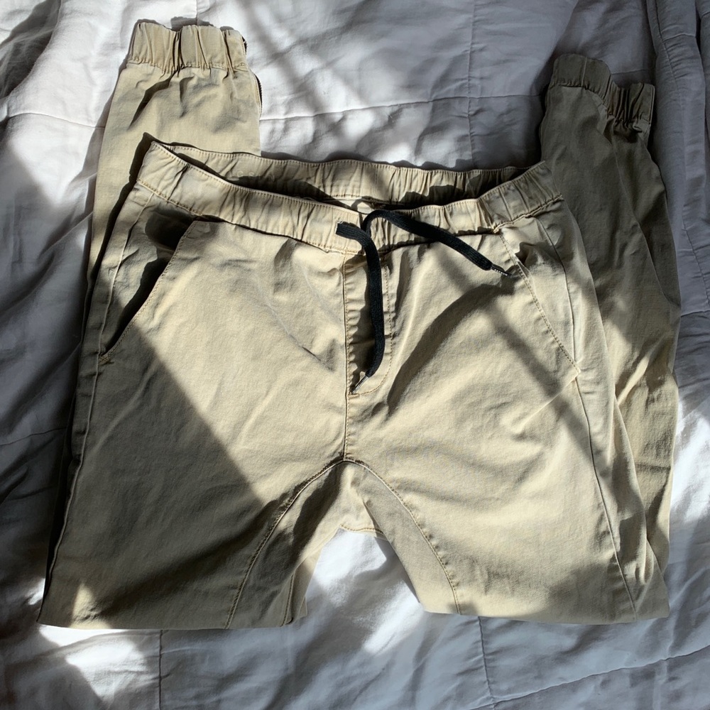 Men’s Khaki Joggers